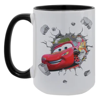 Brick McQueen, Κούπα Mega 15oz, κεραμική Μαύρη, 450ml