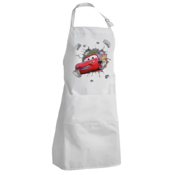 Brick McQueen, Adult Chef Apron (with sliders and 2 pockets)
