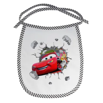 Brick McQueen, Σαλιάρα μωρού αλέκιαστη με κορδόνι Μαύρη