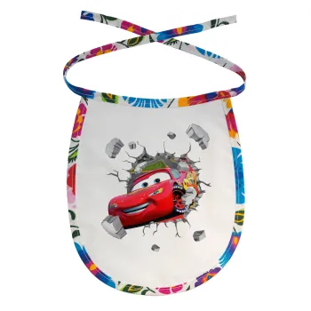 Brick McQueen, Σαλιάρα μωρού αλέκιαστη με κορδόνι Χρωματιστή