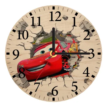 Brick McQueen, Ρολόι τοίχου ξύλινο plywood (20cm)