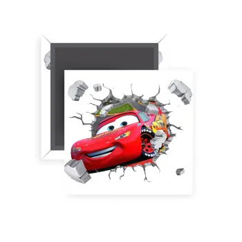 Brick McQueen, Μαγνητάκι ψυγείου τετράγωνο διάστασης 5x5cm