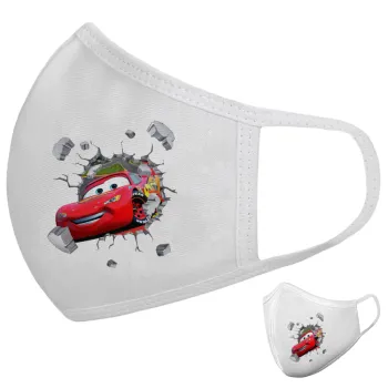 Brick McQueen, Μάσκα υφασμάτινη υψηλής άνεσης παιδική (Δώρο πλαστική θήκη)