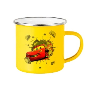 Brick McQueen, Yellow Enamel Metallic Cup 360ml