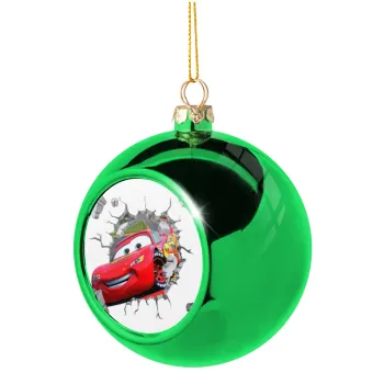 Brick McQueen, Green Christmas tree ornament ball 8cm