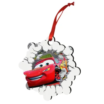 Brick McQueen, Στολίδι Χριστουγεννιάτικο στολίδι snowflake ξύλινο 7.5cm