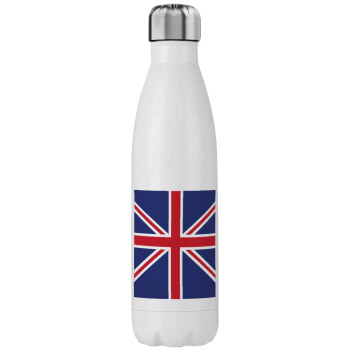 UK Flag, Stainless steel, double-walled, 750ml