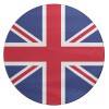 Σημαία Αγγλίας UK, Επιφάνεια κοπής γυάλινη στρογγυλή (30cm)