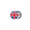 Σημαία Αγγλίας UK, Κονκάρδα παραμάνα 2.5cm
