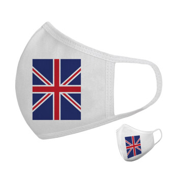 Σημαία Αγγλίας UK, Μάσκα υφασμάτινη υψηλής άνεσης παιδική (Δώρο πλαστική θήκη)