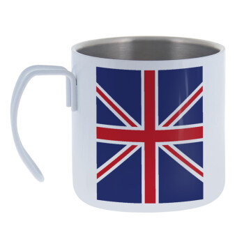 UK Flag, Mug Stainless steel double wall 400ml