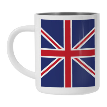 UK Flag, Mug Stainless steel double wall 300ml
