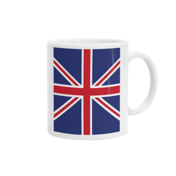 UK Flag, Ceramic coffee mug, 330ml (1pcs)