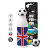 Soccer Metal mug thermos, double wall, 550ml
