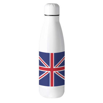 UK Flag, Metal mug thermos (Stainless steel), 500ml