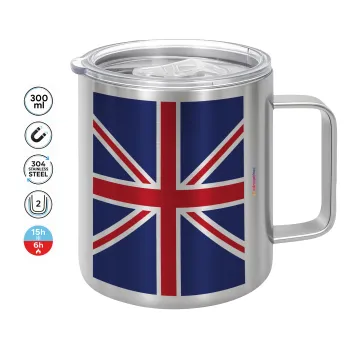UK Flag, Mug Stainless steel double wall 300ml