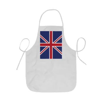 Σημαία Αγγλίας UK, Ποδιά Σεφ ολόσωμη κοντή  Παιδική (44x62cm)