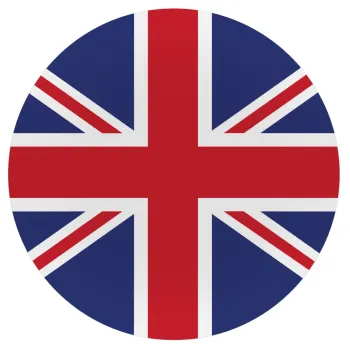 Σημαία Αγγλίας UK, Mousepad Στρογγυλό 20cm