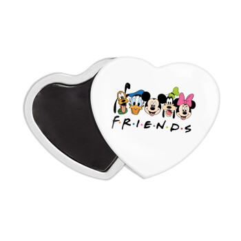 Friends characters, Μαγνητάκι καρδιά (57x52mm)