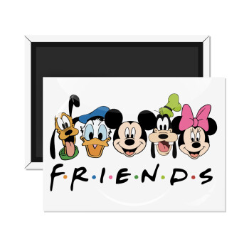 Friends characters, Ορθογώνιο μαγνητάκι ψυγείου διάστασης 9x6cm