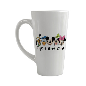 Friends characters, Κούπα κωνική Latte Μεγάλη, κεραμική, 450ml