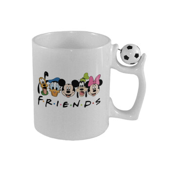 Friends characters, Κούπα με μπάλα ποδασφαίρου , 330ml