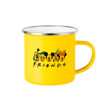 Friends characters, Κούπα Μεταλλική εμαγιέ Κίτρινη 360ml