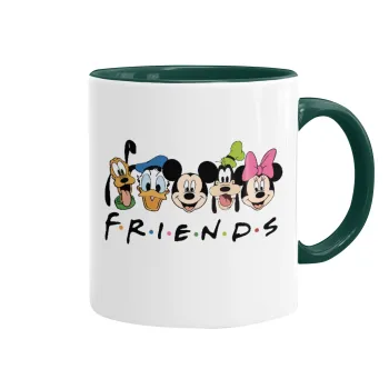 Friends characters, Mug colored green, ceramic, 330ml