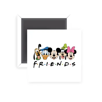 Friends characters, Μαγνητάκι ψυγείου τετράγωνο διάστασης 5x5cm