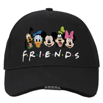 Friends characters, Work & Activity LED Light Cap – Perfect for Night & Low Light Conditions (100% COTTON, ADULT, UNISEX)