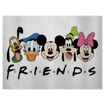 Friends characters, Επιφάνεια κοπής γυάλινη (38x28cm)