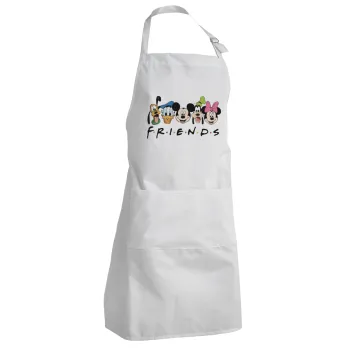 Friends characters, Adult Chef Apron (with sliders and 2 pockets)