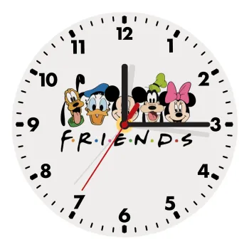 Friends characters, Ρολόι τοίχου ξύλινο (20cm)
