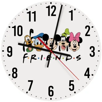 Friends characters, Ρολόι τοίχου ξύλινο (30cm)
