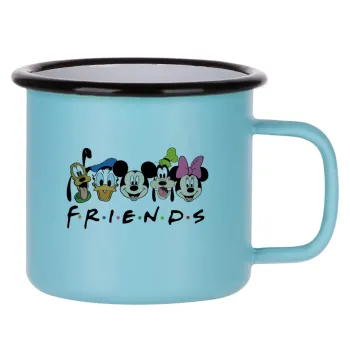 Friends characters, Κούπα Μεταλλική εμαγιέ ΜΑΤ σιέλ 360ml
