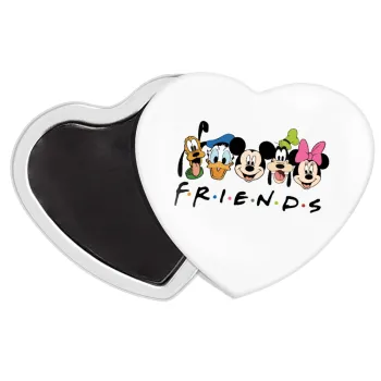 Friends characters, Μαγνητάκι καρδιά (57x52mm)