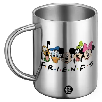 Friends characters, Ανοξείδωτη Μεταλλική Κούπα 450ml - Διπλού Τοιχώματος