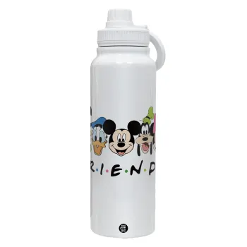 Friends characters, Θερμός 1L Ανοξείδωτο με Βάση Κινητού & Διπλά Τοιχώματα