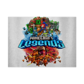 Minecraft legends, Επιφάνεια κοπής γυάλινη (38x28cm)