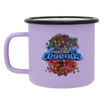 Minecraft legends, Κούπα Μεταλλική εμαγιέ ΜΑΤ Light Pastel Purple 360ml