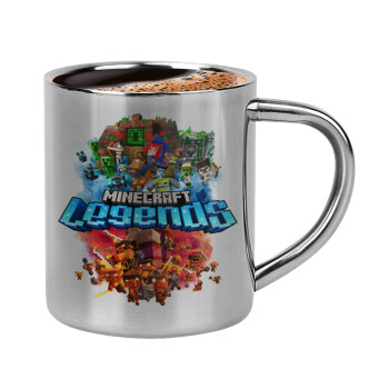 Minecraft legends, Double-wall metal cup for espresso (220ml)
