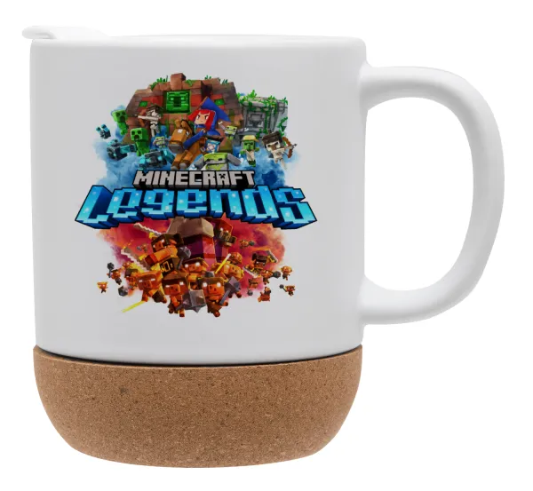 Minecraft legends — Ceramic coffee mug Cork (MAT), 330ml