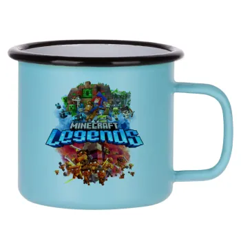 Minecraft legends, Κούπα Μεταλλική εμαγιέ ΜΑΤ σιέλ 360ml