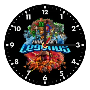 Minecraft legends, Ρολόι τοίχου ξύλινο (20cm)