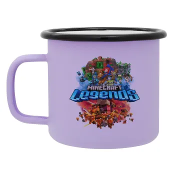 Minecraft legends, Κούπα Μεταλλική εμαγιέ ΜΑΤ Light Pastel Purple 360ml