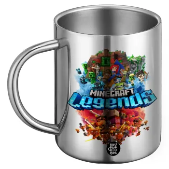 Minecraft legends, BIG Mug Stainless steel double wall (450ml)