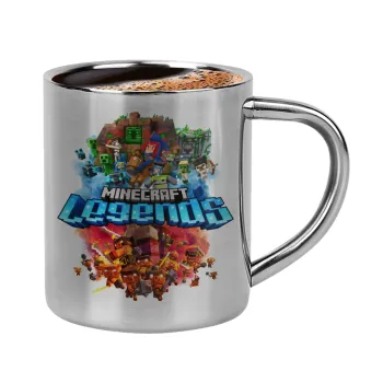 Minecraft legends, Double-wall metal cup for espresso (220ml)
