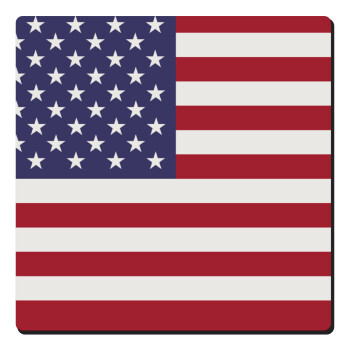 Σημαία Αμερικής, Τετράγωνο μαγνητάκι ξύλινο 6x6cm