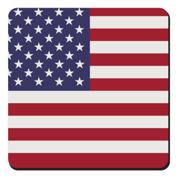 Σημαία Αμερικής, Τετράγωνο μαγνητάκι ξύλινο 9x9cm