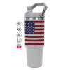 GREY Travel Tumbler with Handle 890ml
